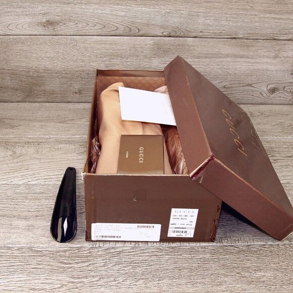 $ 1350 Genuine Lizard GUCCI Loafers 11.5 D Orig Box Orig Trees * add $26 Reptan - Picture 14 of 16